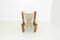 Netherland Easy Chair in Pinewood & Canvas with Stool by John De Haard for Gebroeders Jonkers Noordwolde, Set of 2 4