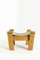 Netherland Easy Chair in Pinewood & Canvas with Stool by John De Haard for Gebroeders Jonkers Noordwolde, Set of 2 5