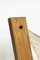 Poltrona in legno di pino e tela con sgabello di John De Haard per Gebroeders Jonkers Noordwolde, set di 2, Immagine 10