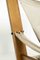 Set of Netherland Easy Chair in Pinewood & Canvas with Stool by John De Haard for Gebroeders Jonkers Noordwolde 17
