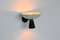 Diabolo Sconce in Black and White from Stilnovo, Italy, 1950 9