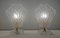 Vintage Italian Revolving Murano Glass Table Lamps from Barovier, Set of 2 2