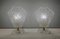 Vintage Italian Revolving Murano Glass Table Lamps from Barovier, Set of 2 7