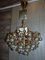 Gilded Brass Chandelier by Christoph Palme for Palwa, 1960s 2