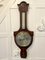 Antique Edwardian Mahogany Inlaid Banjo Barometer 1