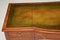 Antiker edwardianischer Schreibtisch aus Holz mit Lederplatte & Intarsien 4