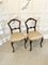 Chaises d'Appoint Victoriennes Antiques en Noyer Sculpté, Set de 2 3