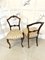 Antique Victorian Carved Walnut Side Chairs, Set of 2, Image 4