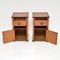 French Art Deco Walnut Bedside Cabinets, Set of 2 7