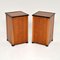 French Art Deco Walnut Bedside Cabinets, Set of 2, Image 10