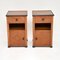 French Art Deco Walnut Bedside Cabinets, Set of 2 2