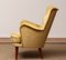 Slim 'Samsas' Style Swedish Lime Green Velvet Lounge Chair by Carl Malmsten 4