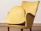 Slim 'Samsas' Style Swedish Lime Green Velvet Lounge Chair by Carl Malmsten, Image 5