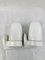 White Ceramic Model 6077 Sconces by Wilhelm Wagenfeld for Lindner, 1950s, Set of 2 3