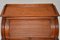 Ancient Arts & Crafts Walnut Tambour Top Bureau Desk 5