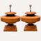 Large Ceramic Enameled Ufo Table Lamps by Gerard Danton for Roche Bobois, Set of 2, Image 1