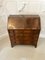 Antique George III Figured Mahogany Bureau Desk, Image 3