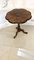 Antique Victorian Burr Walnut Marquetry Inlaid Lamp Table, 1860 1