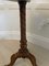 Antique Victorian Burr Walnut Marquetry Inlaid Lamp Table, 1860, Image 8
