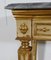 Louis XVI Style 19th-Century Marble and Golden Wood Console Table, Image 10