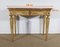 Louis XVI Style 19th-Century Marble and Golden Wood Console Table 20