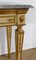 Louis XVI Style 19th-Century Marble and Golden Wood Console Table, Image 11