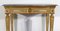 Louis XVI Style 19th-Century Marble and Golden Wood Console Table 8