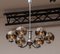 Chromed Chandelier with 6 Crystal Mazzega Globes from Kaiser Idell / Kaiser Leuchten, 1960s, Image 9