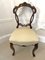 Antique Victorian Carved Walnut Side Chairs, 1860s, Set of 2 4