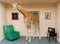 Matthias Clamer, Giraffa in salotto, carta fotografica, Immagine 1