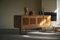 Mid-Century Danish Brutalist Rectangular Sideboard in Oak, 1950s 16