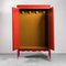 Vintage Red Cabinet, 1960s 3