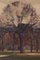 Paesaggio con alberi d'inverno, XX secolo, olio su tela, Immagine 5