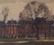 Paisaje con árboles de invierno, siglo XX, óleo sobre lienzo, Imagen 9