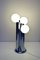 Table or Floor Lamp in Chromed Steel and Glass Attributed to Reggiani, 1970s, Image 3