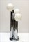 Table or Floor Lamp in Chromed Steel and Glass Attributed to Reggiani, 1970s, Image 1