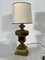Large Vintage Italian Solid Brass Table Lamp, 1950s 14