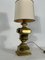 Grande Lampe de Bureau Vintage en Laiton Massif, Italie, 1950s 7