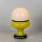 Vintage Yellow Table Lamp, 1950s 6