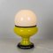 Vintage Yellow Table Lamp, 1950s, Image 6