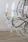 Lámpara de araña italiana Belle Epoque de cristal y bronce, años 20, Imagen 8