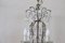 Lámpara de araña italiana Belle Epoque de cristal y bronce, años 20, Imagen 9