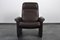 DS-50 Cigar Brown Neck Leather Chair from de Sede, Image 8