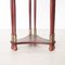 Empire Round Gold & Maroon Pine Table 12