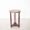 Empire Round Gold & Maroon Pine Table 13