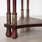 Empire Round Gold & Maroon Pine Table 2