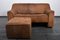 DS-44 Two Seater Sofa & Footstool in Neck Leather from De Sede, Set of 2 1