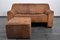 DS-44 2-Sitzer Sofa & Fußhocker aus Nackenleder von De Sede, 2er Set 2