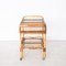 Vintage Brown Bamboo Bar Trolley, Image 1