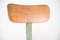 Industrial Iron & Brown Wood Adjustable Chair, Image 6